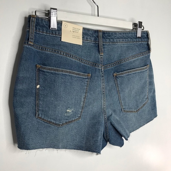 NWT high rise Shortie shorts sz8 - Picture 6 of 7